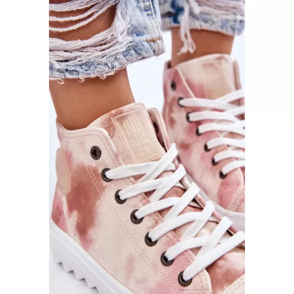 Női tornacipő BIG STAR LL274048 BEIGE/NUDE Big Star Shoes 