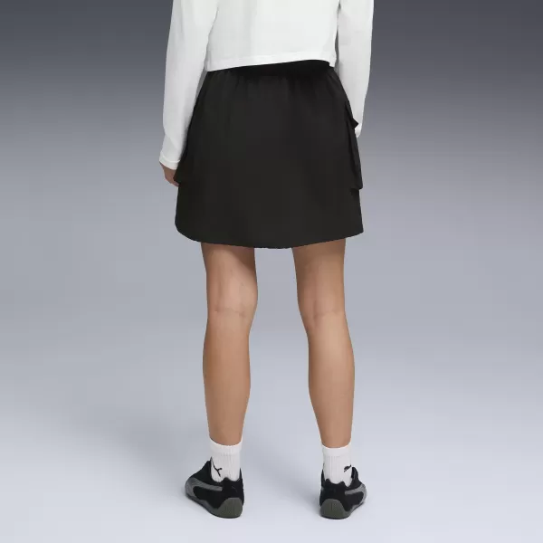  Női szoknya PUMA WARDROBE ESS WV CARGO SKIRT 634584_01 PUMA FEKETE 