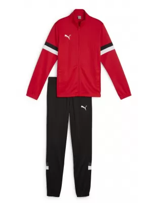 Gyermek készlet PUMA TEAMRISE TRACKSUIT JR 658655_01 PUMA PIROS/PUMA FEKETE
