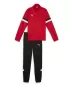 Gyermek készlet PUMA TEAMRISE TRACKSUIT JR 658655_01 PUMA PIROS/PUMA FEKETE