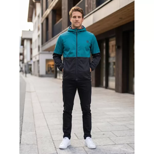  Férfi prémium softshell kabát ALTISPORT VOJ/ALM051JACK01 KEROZIN/FEKETE 