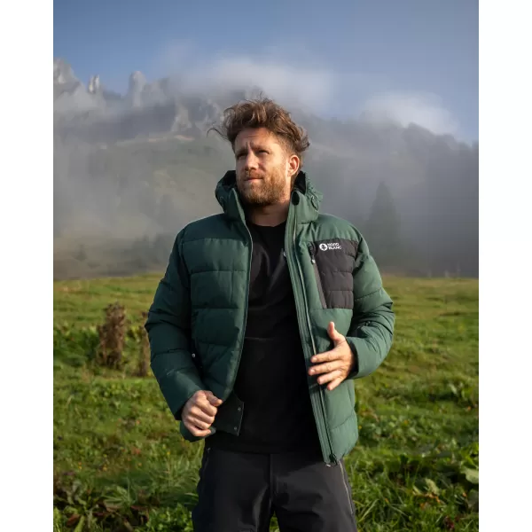  Férfi téli kabát NORDBLANC BRAMBLE NBWJM8258 SÖTÉTZÖLD 