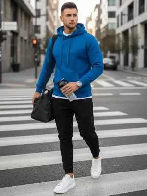 Férfi készlet DSTREET AX0645 KÉK/FEKETE