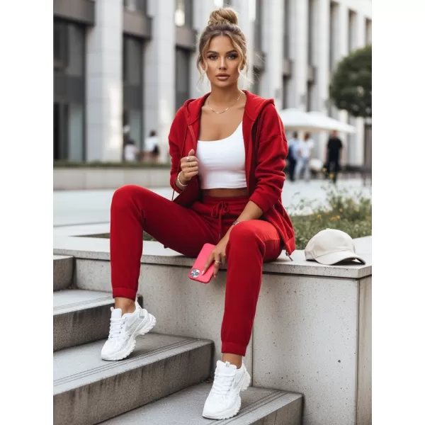  Női szett DSTREET AY0742 PIROS 