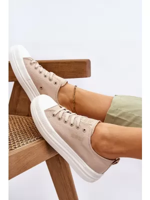 Női tornacipő BIG STAR LL274969 BÉZS Big Star Shoes