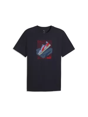 Férfi póló PUMA GRAPHIC TEE 691777_16 ÚJ HADITENGERÉSZET