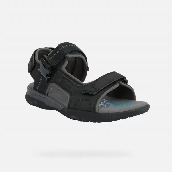  Férfi szandál GEOX SPHERICA EC5 G014392 FEKETE 