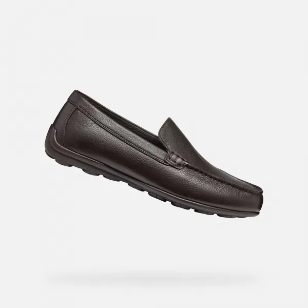  Férfi mokaszinok GEOX SPHERICA EC16 G002878 SÖTÉTBARNA 