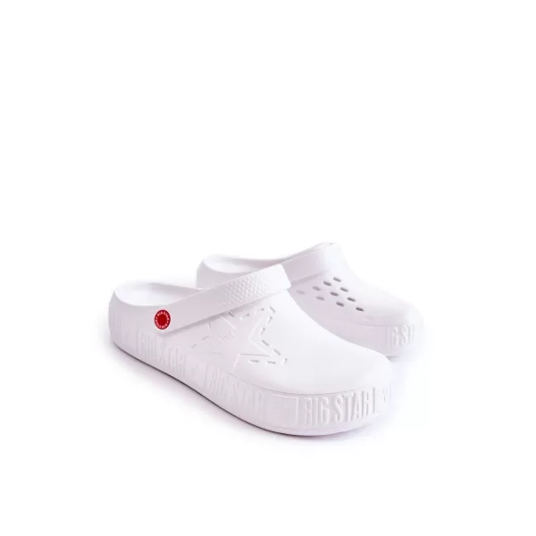  Férfi papucs BIG STAR II175003 WHITE Big Star Shoes 