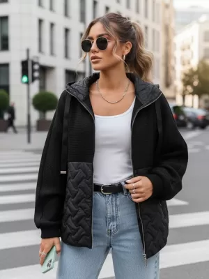 Női kabát DSTREET TY5594 FEKETE