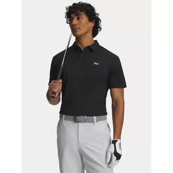  Férfi póló UNDER ARMOUR T2G PIQUE POLO 6012303-001 FEKETE 