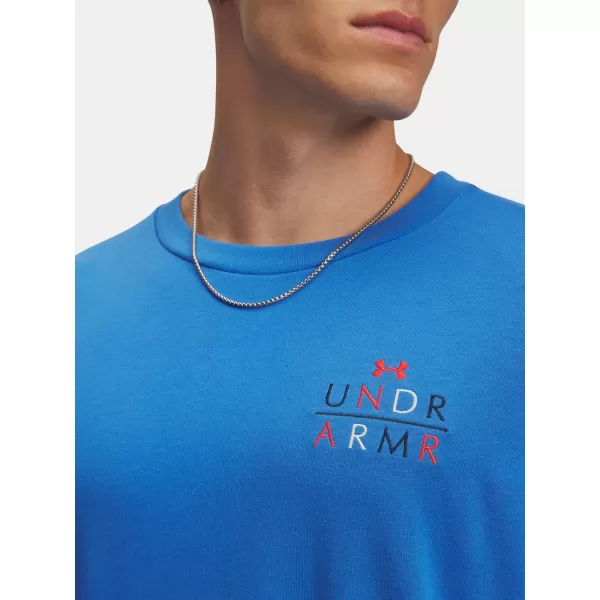  Férfi póló UNDER ARMOUR UA HWT MODERN SPORT OS LS 6004885-402 KÉK 