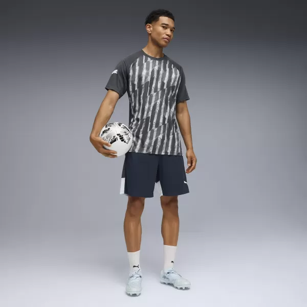  Férfi funkcionális póló PUMA INDIVIDUALLIGA GRAPH JERSEY 660578_02 ÁSVÁNYI KOBALT/GŐZSZÜRKE 