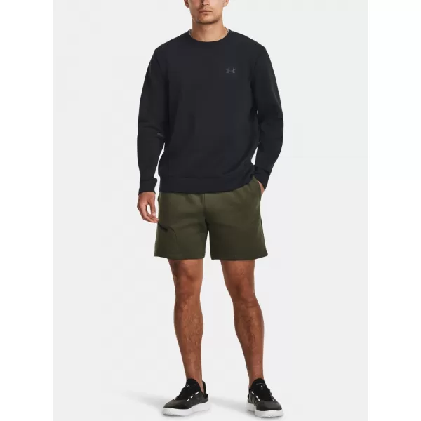  Férfi pulóver UNDER ARMOUR UA UNSTOPPABLE FLC CREW 1381688-001 FEKETE 