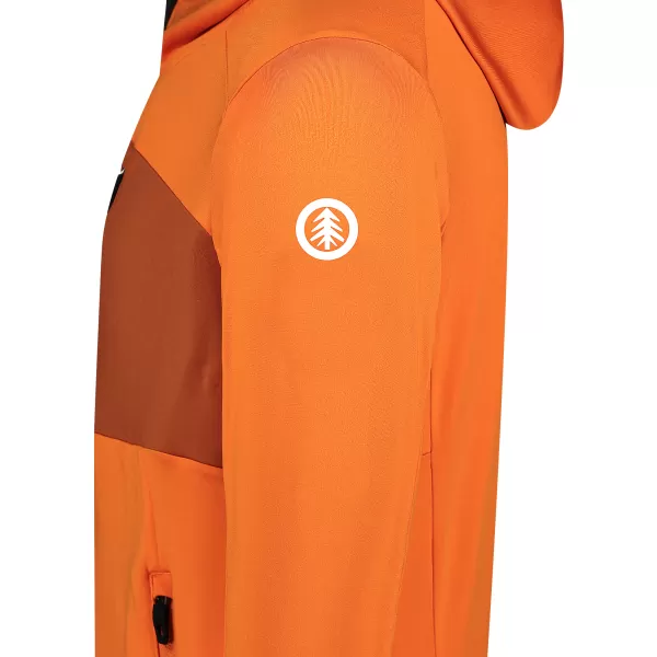  Férfi powerfleece pulóver NORDBLANC BRACKEN NBWFM8286 NARANCS 