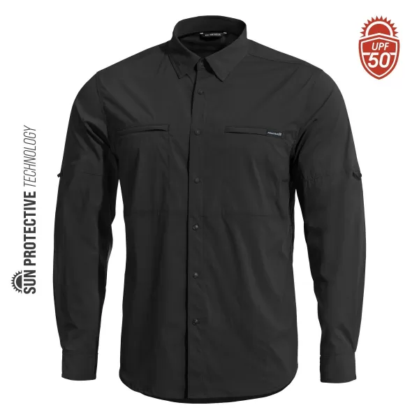  Férfi ing PENTAGON WAYNE K02029 01 FEKETE 