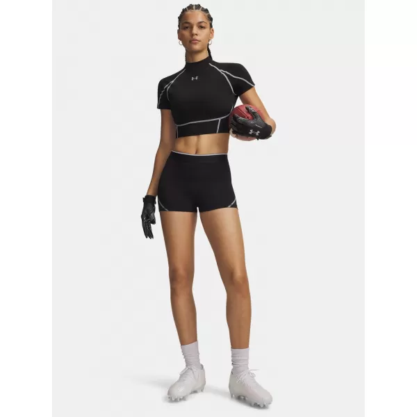  Női rövidnadrág UNDER ARMOUR HEATGEAR ELITE SHORTY 6015371-008 FEKETE 