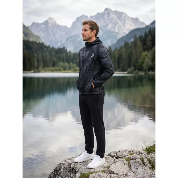  Férfi prémium softshell kabát ALTISPORT VOJ/ALM072JACK01 FEKETE 