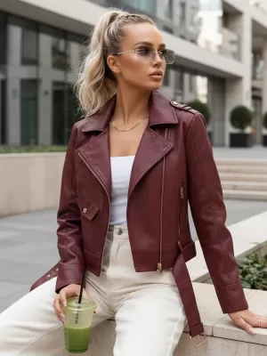 Női kabát DSTREET TY5649 BURGUNDIA