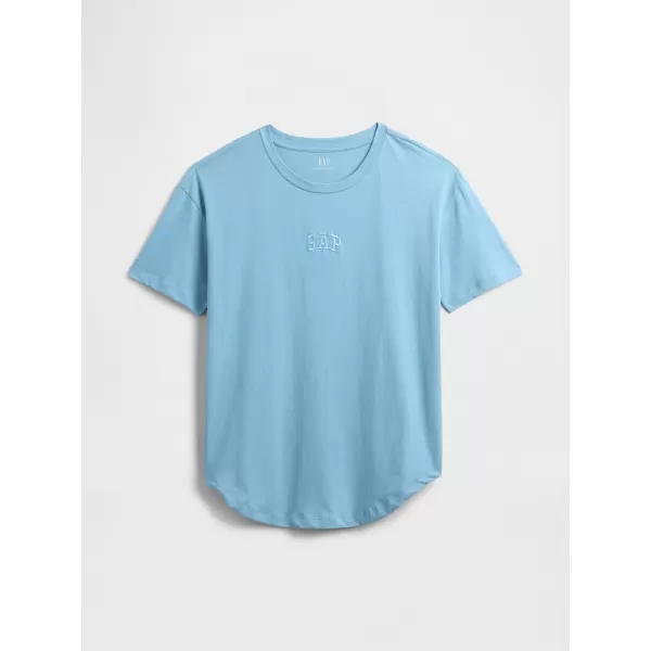  Női póló GAP LOGO TEE 407990-10 KÉK KŐ 