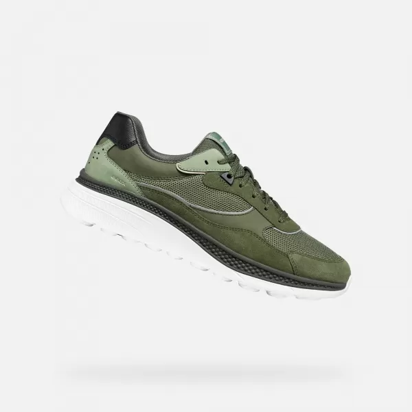  Férfi tornacipő GEOX SPHERICA ACTIF X1 G014566 KHAKI 