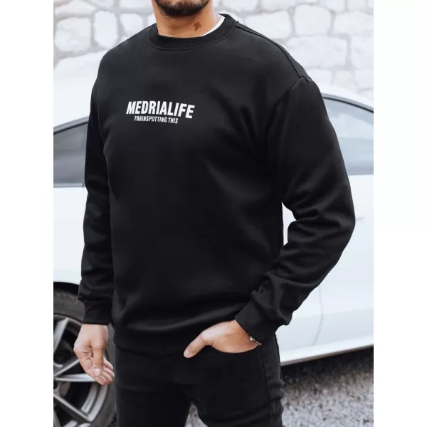  Férfi pulóver DSTREET BX5922 FEKETE 