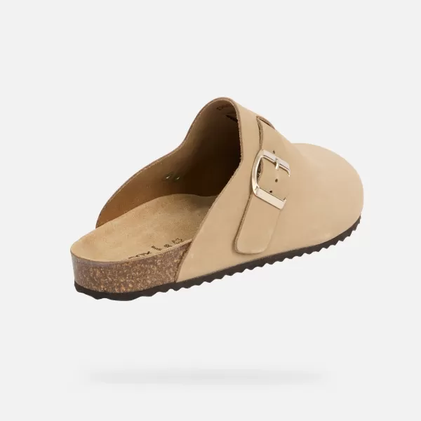  Női papucs GEOX BRIONIA G013083 BÉZS 