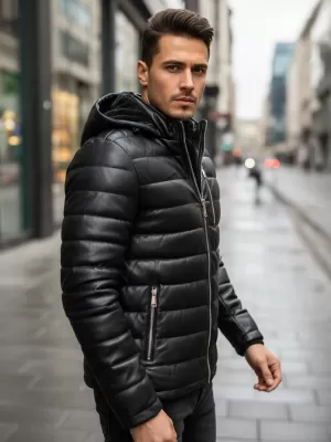Férfi dzseki DSTREET TX5116 FEKETE