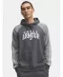 Férfi pulóver UNDER ARMOUR UA RIVAL FLC CB HOOD 6003958-025 SZÜRKE