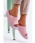 Női papucs BIG STAR NN274A035 PINK Big Star Shoes