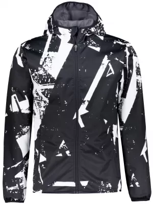 Férfi prémium softshell kabát ALTISPORT VOJ/ALM079JACK01 FEKETE-FEHÉR