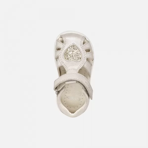  Lányok az első lépések GEOX SANDAL MACCHIA B654WA0MAEWC0262 SZÜRKE 