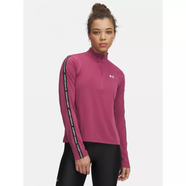  Női pulóver UNDER ARMOUR UA TECH WM TAPE HALF ZIP 6005100-659 PIROS 