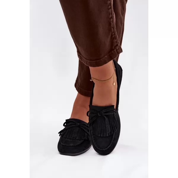  Női mokaszinok BOTO JANELISSE 41308 FEKETE 
