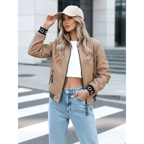  Női kabát DSTREET TY3764 BÉZS 