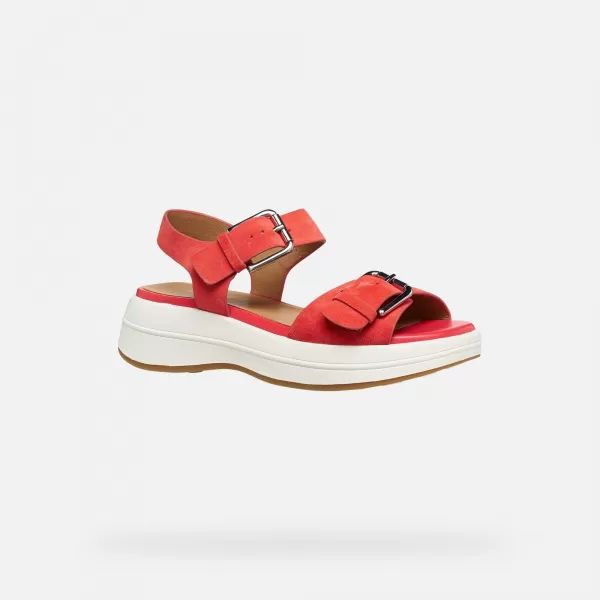  Női szandál GEOX SPHERICA ECUB-3 S G012855 PIROS 