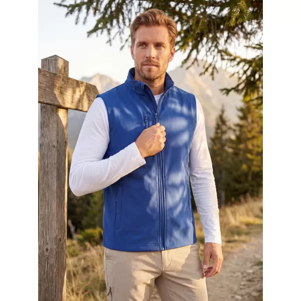  Férfi softshell mellény ALTISPORT NoPrint NP/ALM865 KIRÁLYKÉK 