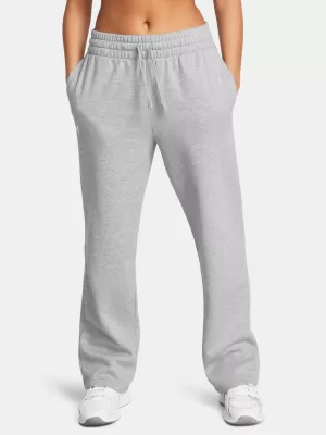 Női sportnadrág UNDER ARMOUR UA RIVAL FLC STRAIGHT PANT 1381847-011 SZÜRKE