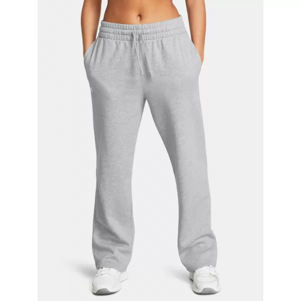  Női sportnadrág UNDER ARMOUR UA RIVAL FLC STRAIGHT PANT 1381847-011 SZÜRKE 