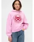 Gyermek pulóver GAP LOGO HOODIE PULLOVER 869541-00 CUKOR RÓZSASZÍN