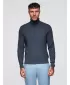 Férfi pulóver OMBRE OM-SWTN-0157 SÖTÉTKÉK