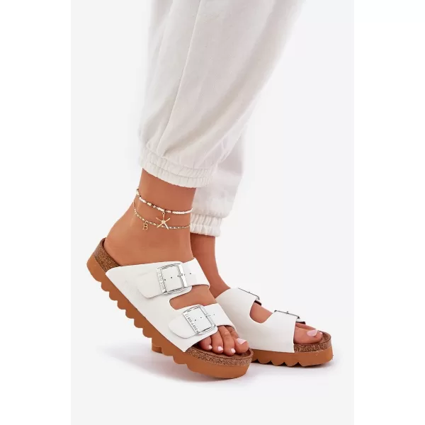  Női papucs BIG STAR LL274480 WHITE Big Star Shoes 