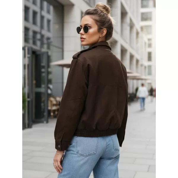  Női kabát DSTREET TY5571 BARNA 