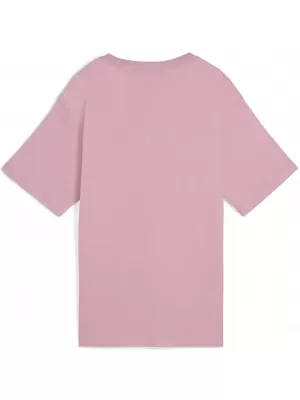 Női póló PUMA ESS NO. 1 LOGO RELAXED TEE 684970-65 KIEGYENSÚLYOZOTT RÓZSASZÍN