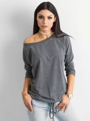 Női blúz BASIC FEEL GOOD RV-BZ-4691.36P SÖTÉTSZÜRKE