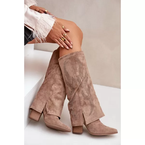  Női csizma BOTO IVILTA 35121 KHAKI 