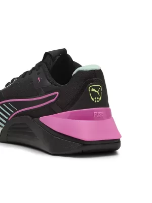 Női cipők PUMA FUSE 4.0 WNS 311744-02 PUMA FEKETE/RÓZSASZÍN PIXEL/MENTA M