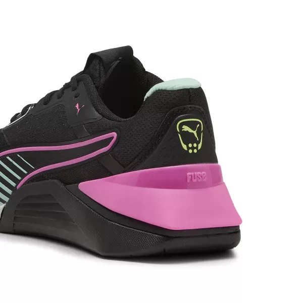  Női cipők PUMA FUSE 4.0 WNS 311744-02 PUMA FEKETE/RÓZSASZÍN PIXEL/MENTA M 