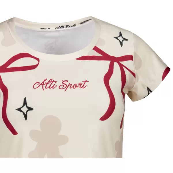  Női prémium karácsonyi póló ALTISPORT VOJ/ALWVN10TR06 TEJSZÍNES 