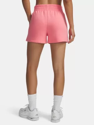 Női rövidnadrág UNDER ARMOUR RIVAL FLEECE SHORT 1382723-600 RÓZSASZÍN